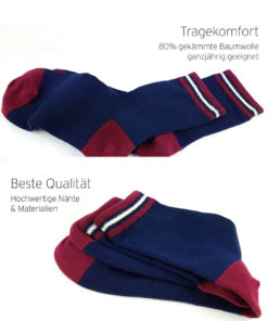 blaue Socken - Tragekomfort