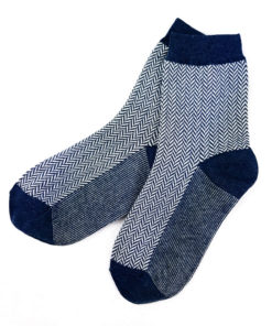Business-Socken blau Wellenmuster Fashion